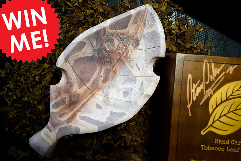 Win a Dunbarton Tobacco & Trust Hand Carved Stone Ashtray Autographed by Steve Saka