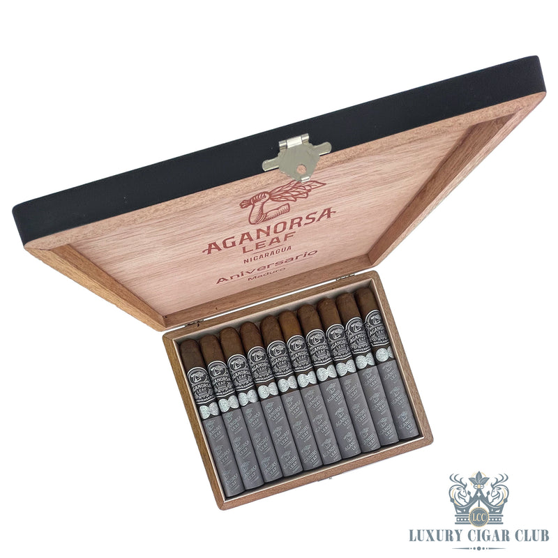 Buy Aganorsa Leaf Aniversario Maduro Toro Box Cigars Online
