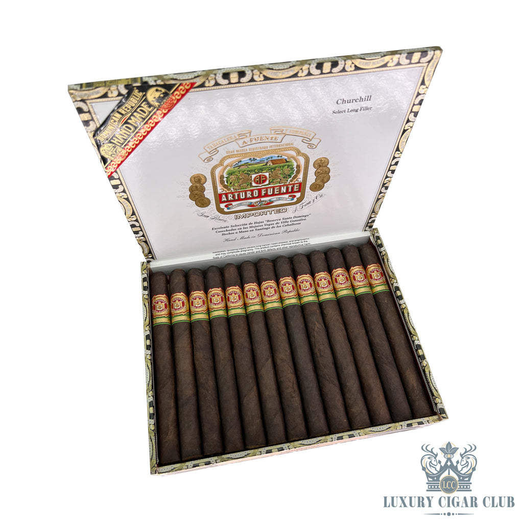 Buy Arturo Fuente Churchill Maduro Box Cigars Online
