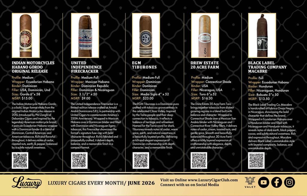 Cigar Code June 2026 Platinum Cigar Subscription Box — What’s Inside | Luxury ...
