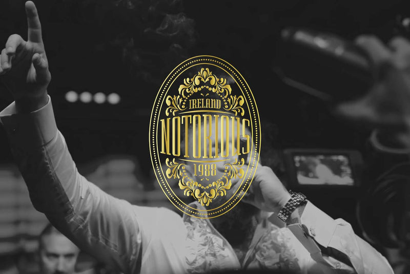 Conor McGregor Smoking Notorious Cigar Celebrating