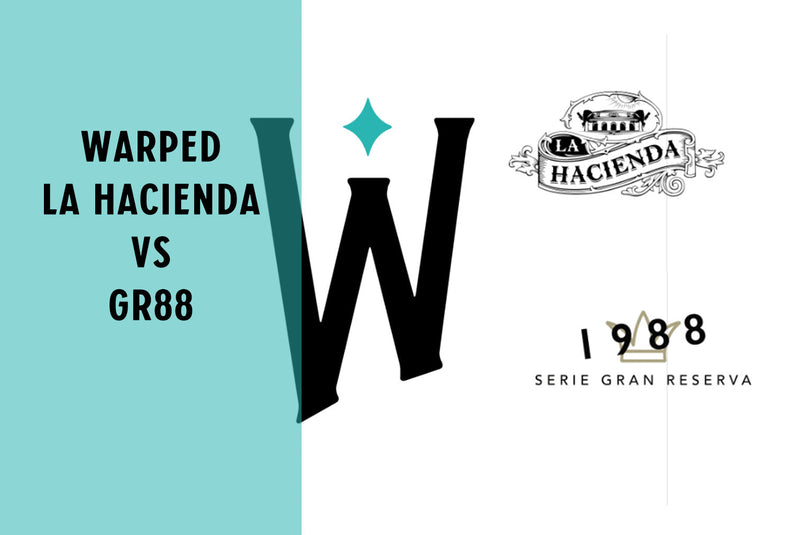 Warped La Hacienda and GR88 Logos