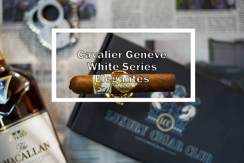 Cavalier Geneve White Series Elegantes - Luxury Cigar Club