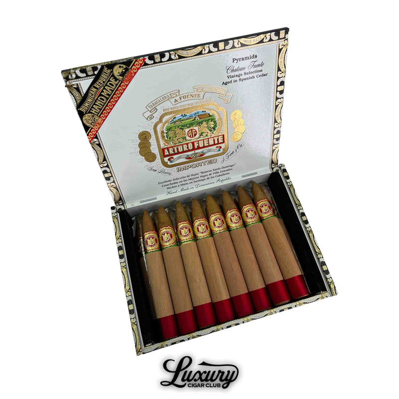 Cedar Wrapped Cigars Rey Arturo Fuente Chateau Fuente Pyramid Natural Cigars Online – Luxury ...