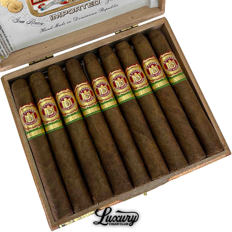 Close up of Arturo Fuente Cuban Corona Natural Corona cigars from Luxury Cigar Club.