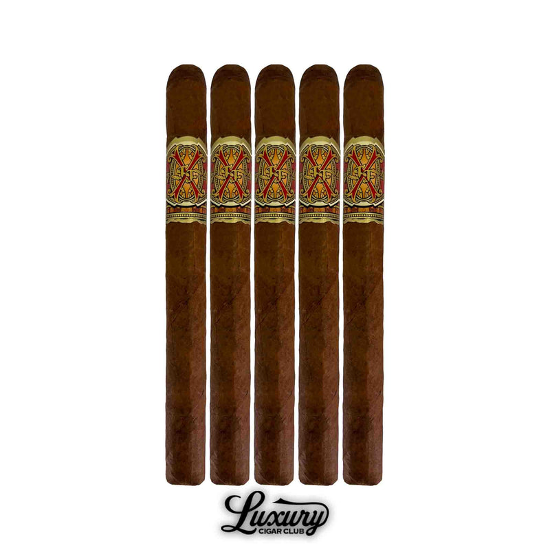 Arturo Fuente Opus X Limited Edition Double Corona 5-pack of rare premium cigars with signature Opus X red and gold band — Luxury Cigar Club.