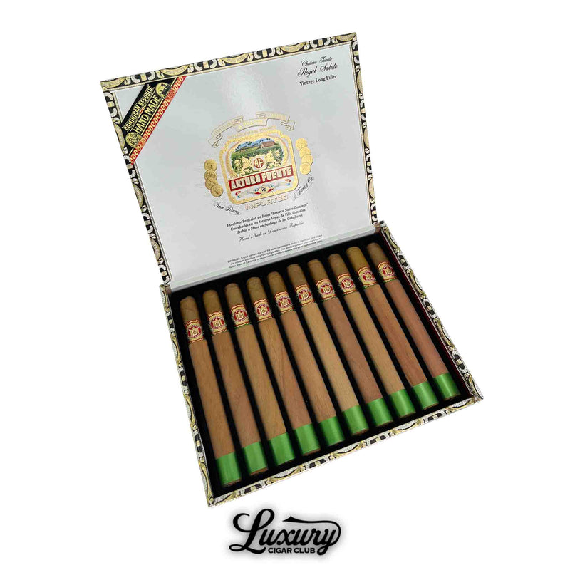Cedar Wrapped Cigars Rey Arturo Fuente Chateau Fuente Royal Salute Natural – Luxury Cigar Club