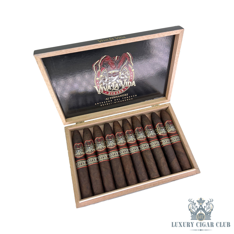 Buy Artesano del Tobacco Viva La Vida 5th Anniversary Jester Flat Round Belicoso Cigars Online