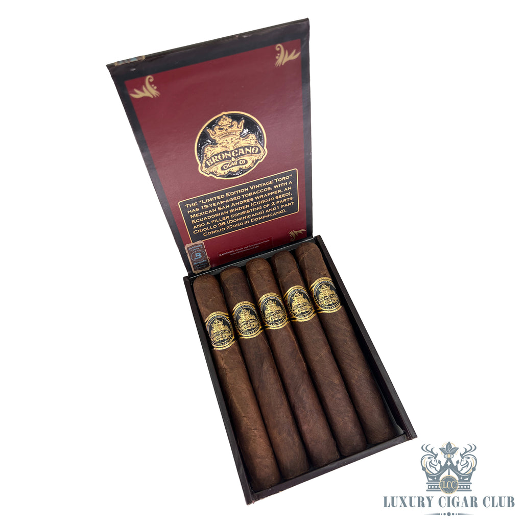 Buy Broncano Vintage Toro Aged 20 Years Cigars Online