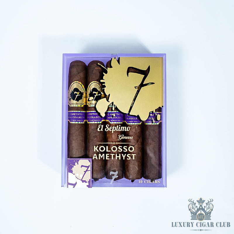 Buy El Septimo Diamond Kolosso Amethyst Box of 10 Cigars Online