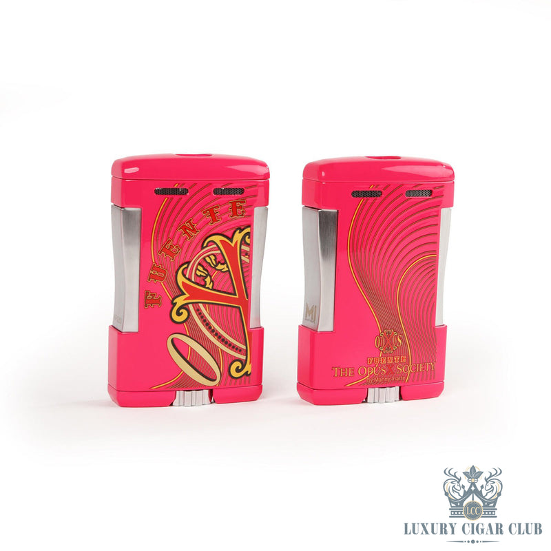 Buy Manny Iriarte OpusX Society XOS Table Top Lighters Pink Cigar Accessories Online