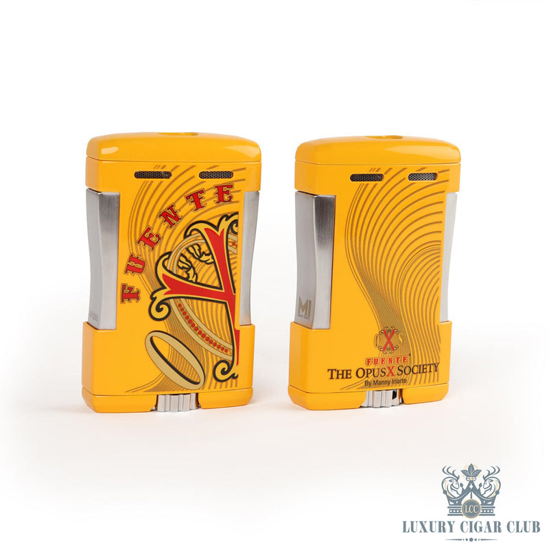 Buy Manny Iriarte OpusX Society XOS Table Top Lighters Yellow Cigar Accessories Online