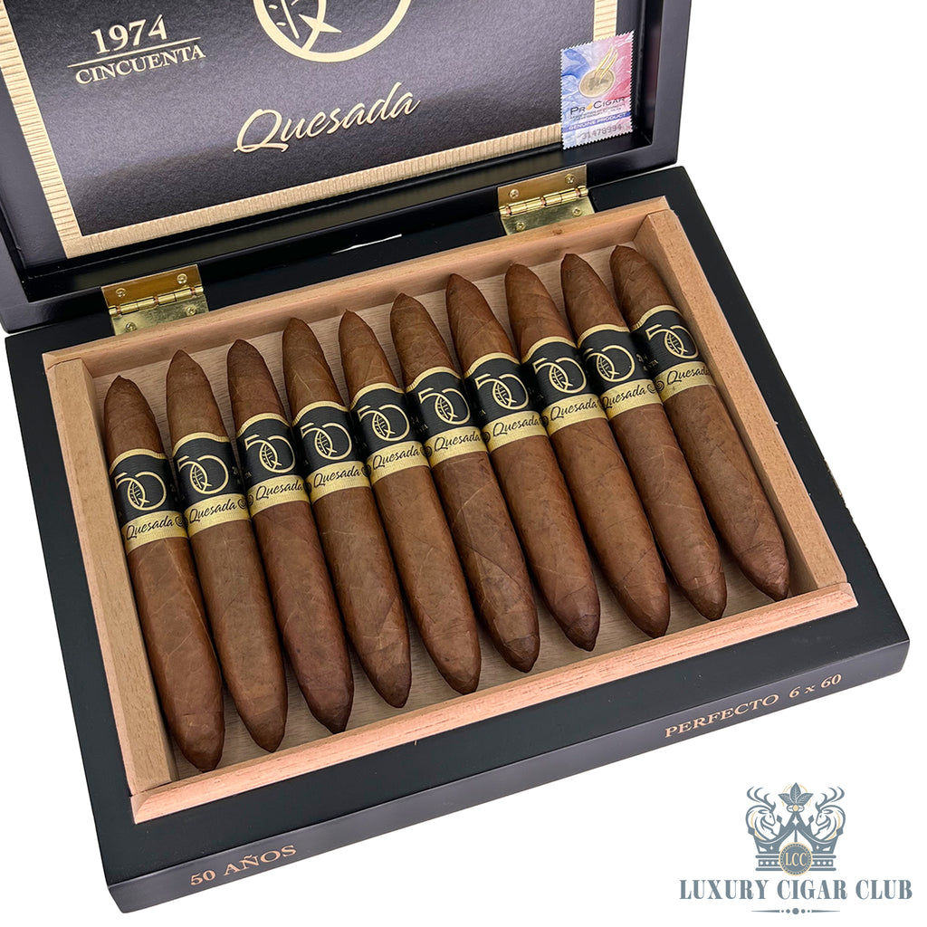 Buy Quesada 50th Anniversary Limited Edition Perfecto Cigars Online