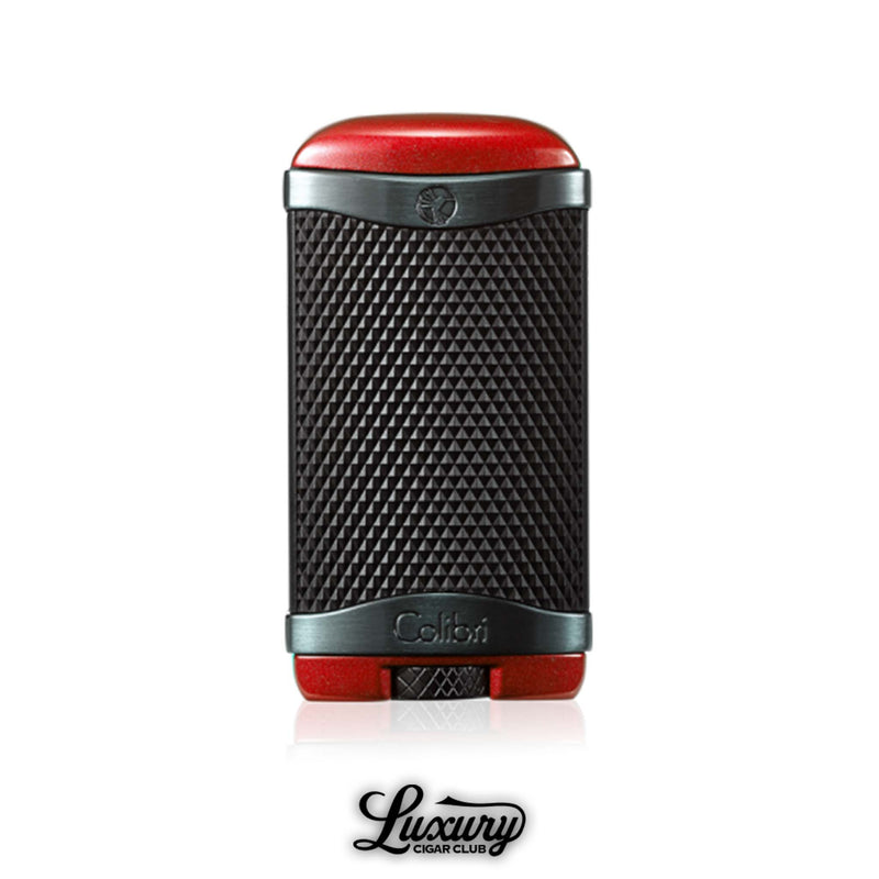 Colibri Apex Single Jet Flame Lighter Red Back View Cigar Accessories Online Luxury Cigar Club