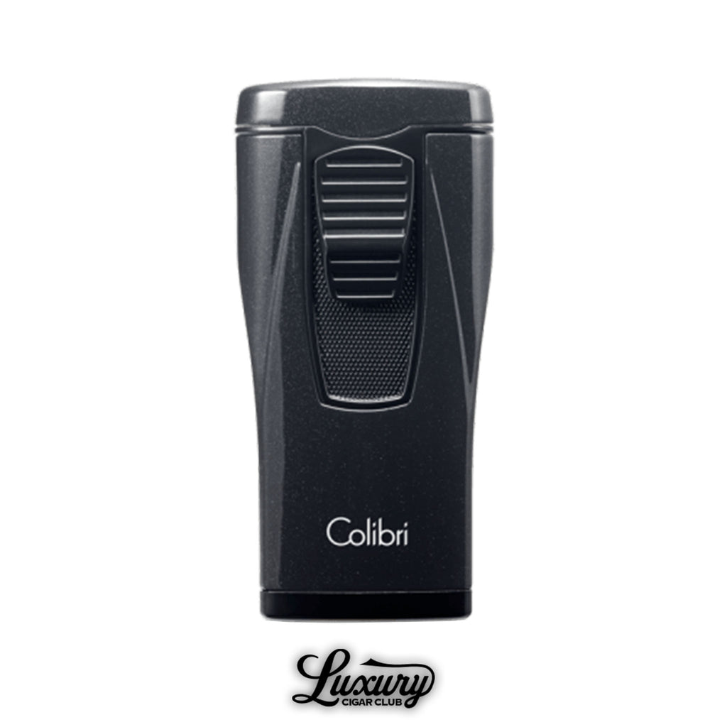 Black Colibri Moncao triple jet flame cigar lighter from Luxury Cigar Club.