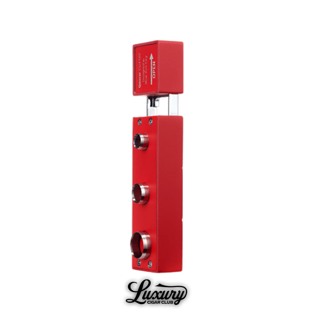Colibri Quasar Punch Red cigar accessory available at Luxury Cigar Club opened side view.