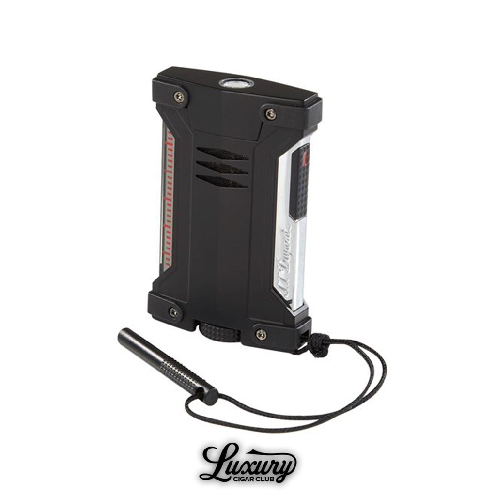 Defi Soft Flame Lighter by ST Dupont Black Cigar Accessories Luxury Cigar Club