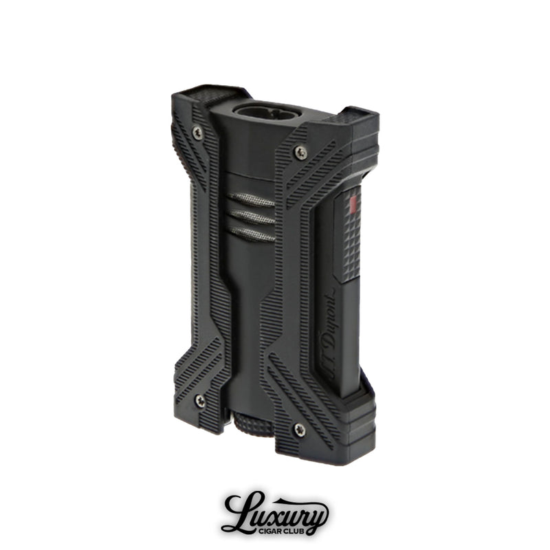 S.T. Dupont Defi Xxtreme black cigar lighter with rugged grip Luxury Cigar Club