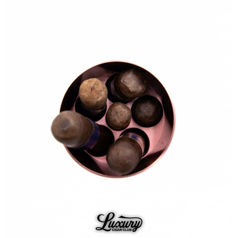Open El Septimo Large Travel Humidor interior holding multiple cigars luxury cigar storage accessory online