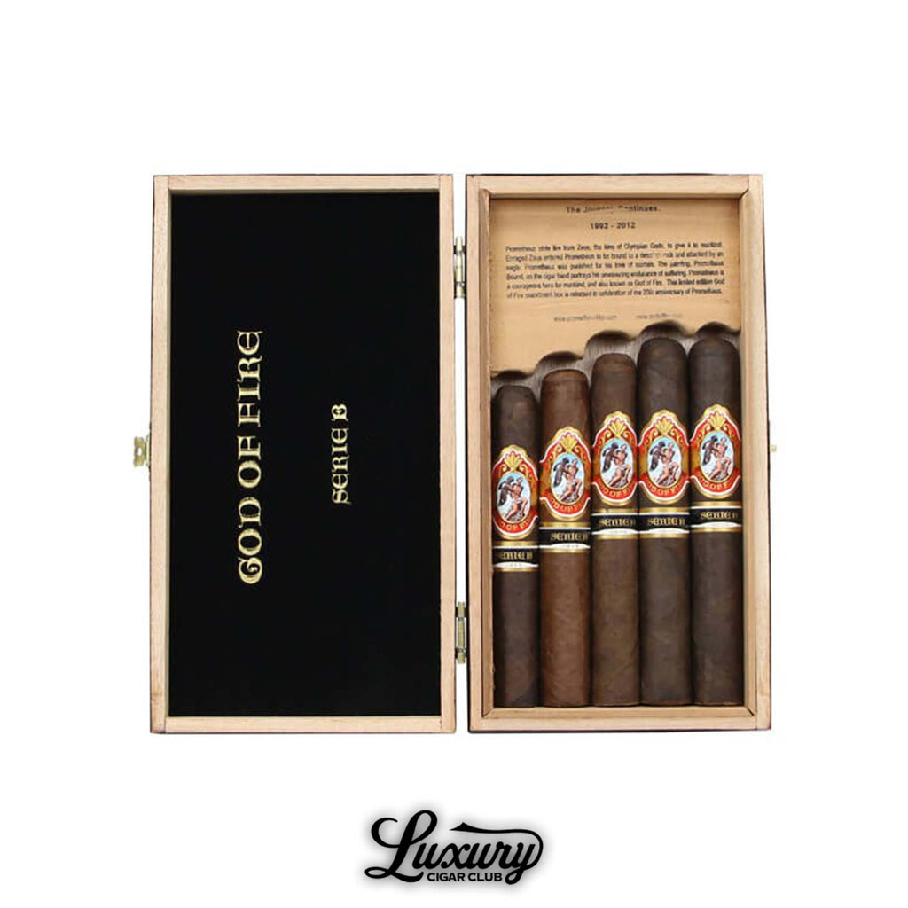 God of Fire Serie B 5 Cigar Sampler