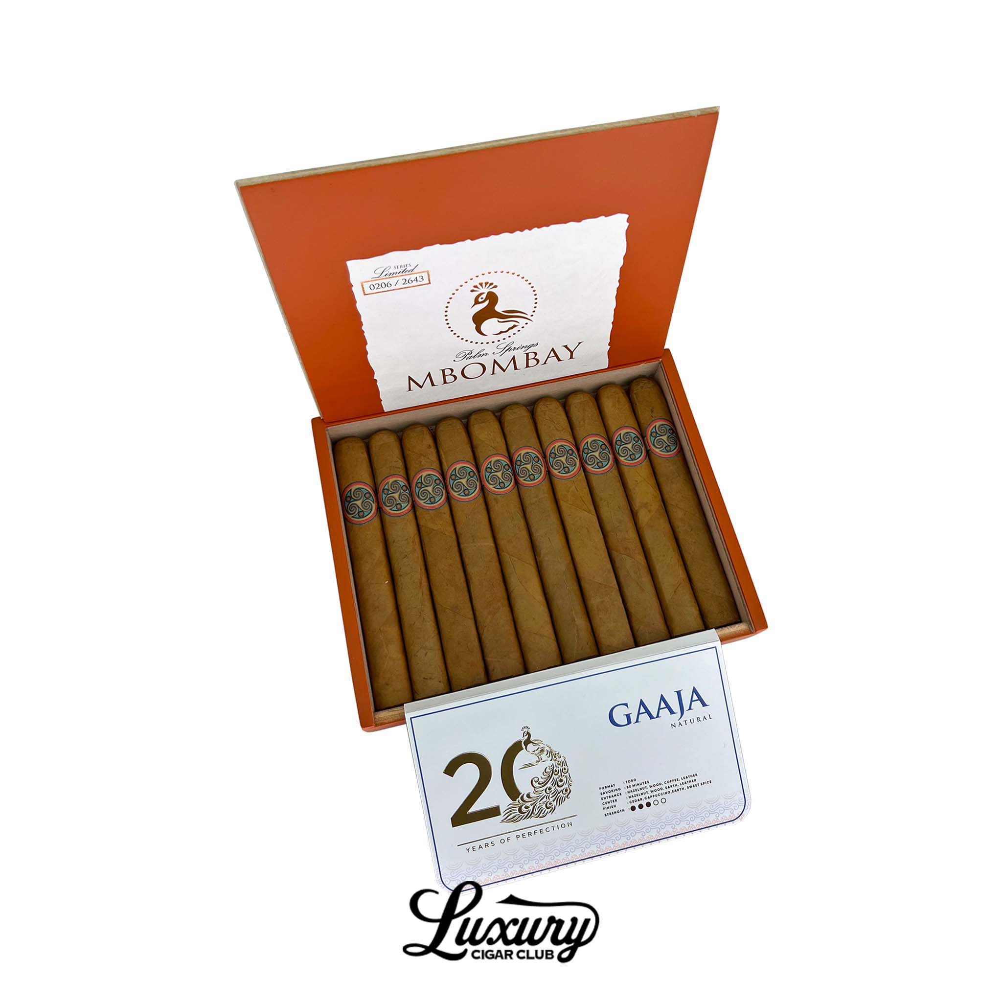 Mbombay Gaaja Natural | Luxury Cigar Club – Luxury Cigar Club