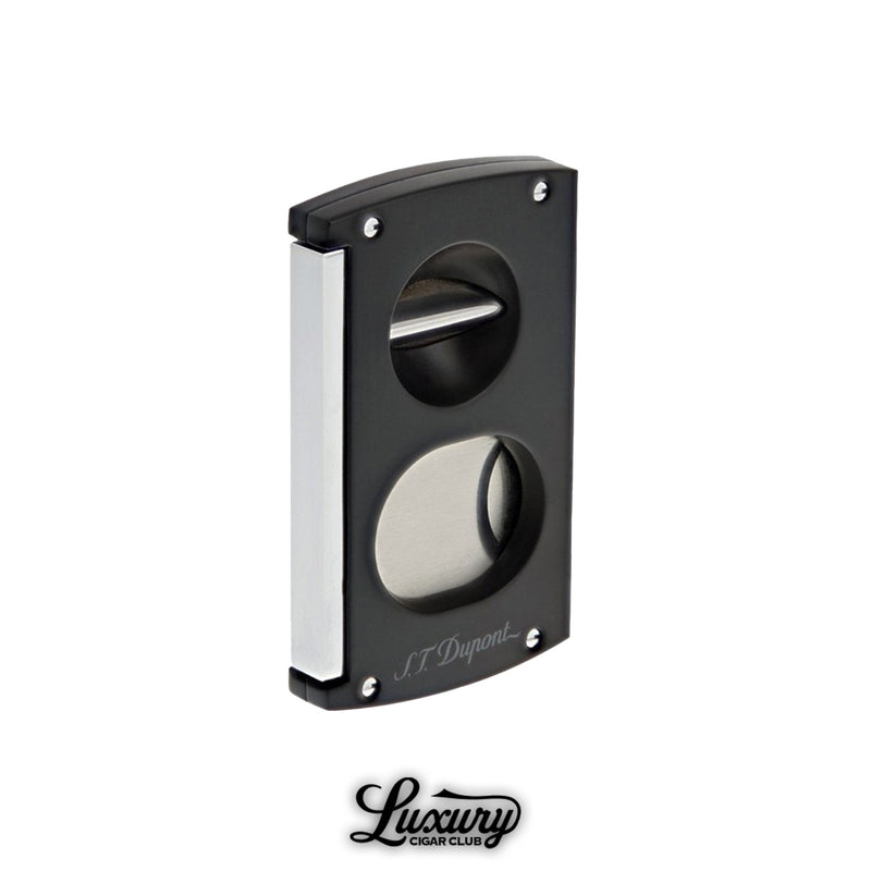ST Dupont Double Blade Cigar Cutter Black Luxury Cigar Club