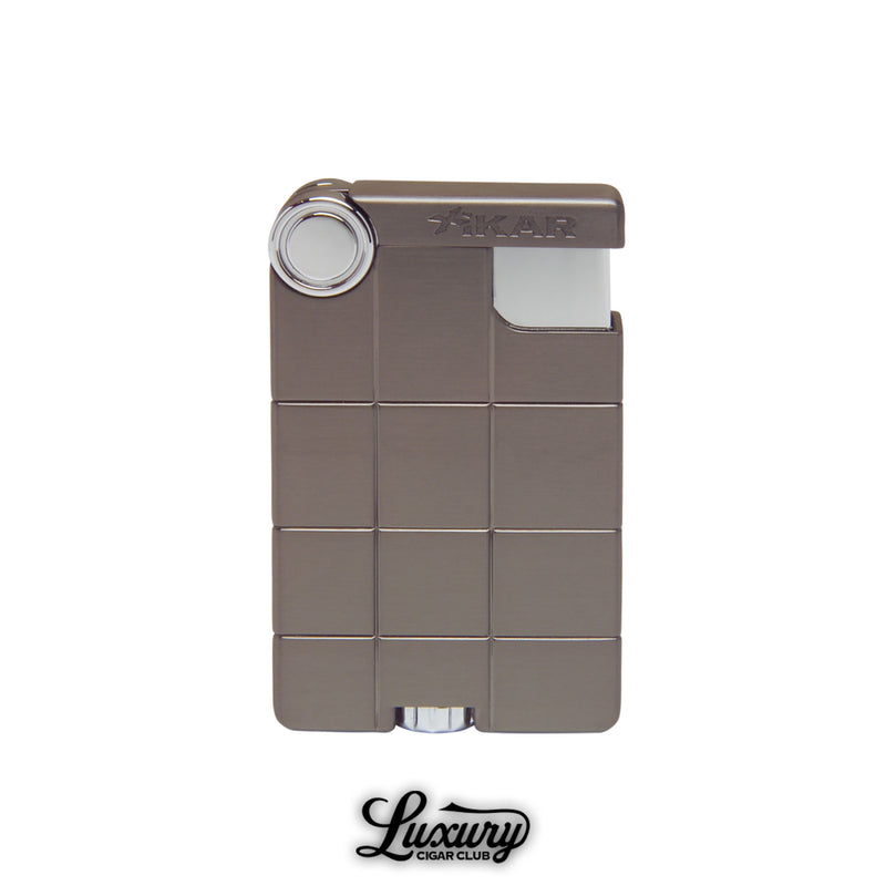 Luxury Cigar Club Xikar EX Windproof Lighter Gunmetal sleek cigar accessory