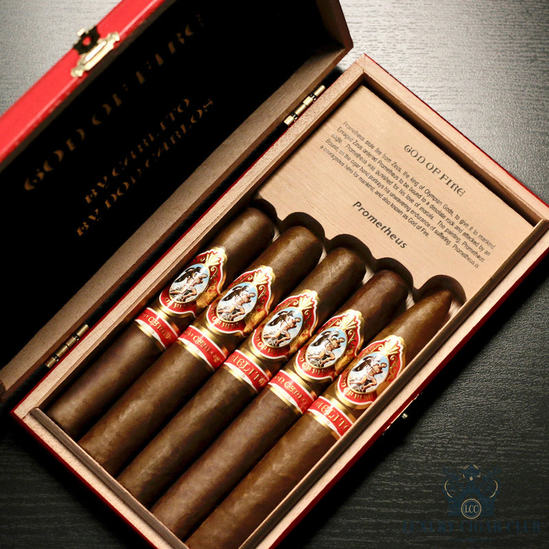God of Fire By Carlito and By Don Carlos 5 Cigar Sampler - Luxury Cigar Club