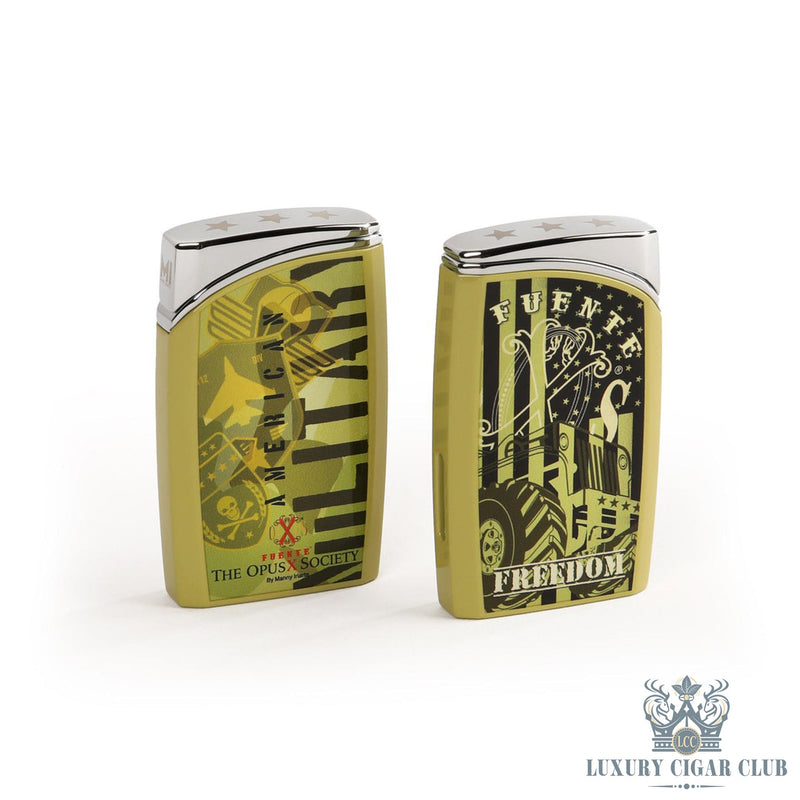 Manny Iriarte OpusX Society OXS Freedom J30 Lighter - Luxury Cigar Club