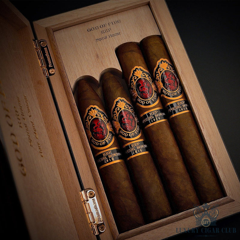 Prometheus God of Fire KKP Special Reserve 4 Cigar Sampler - Luxury Cigar Club