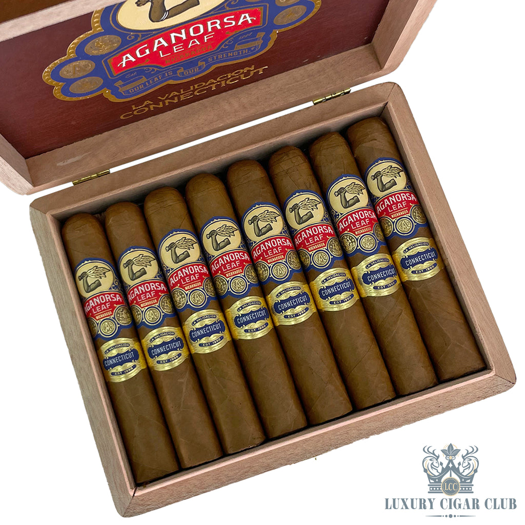 Buy Aganorsa Leaf La Validacion Connecticut Gran Robusto Box Cigars Online