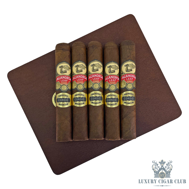 Buy Aganorsa Leaf La Validacion Corojo Gran Robusto 5 Pack Cigars Online