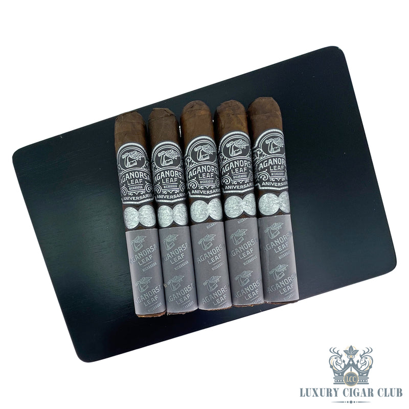 Buy Aganorsa Leaf Aniversario Maduro Gran Robusto 5 Pack Cigars Online