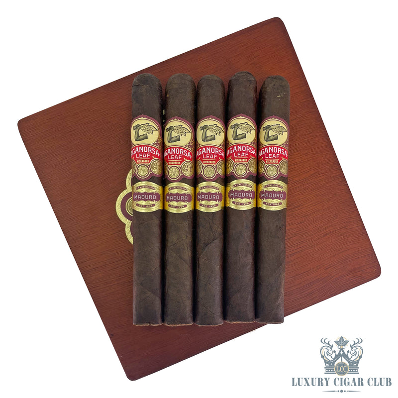 Buy Aganorsa Leaf La Validacion Maduro Toro 5 Pack Cigars Online