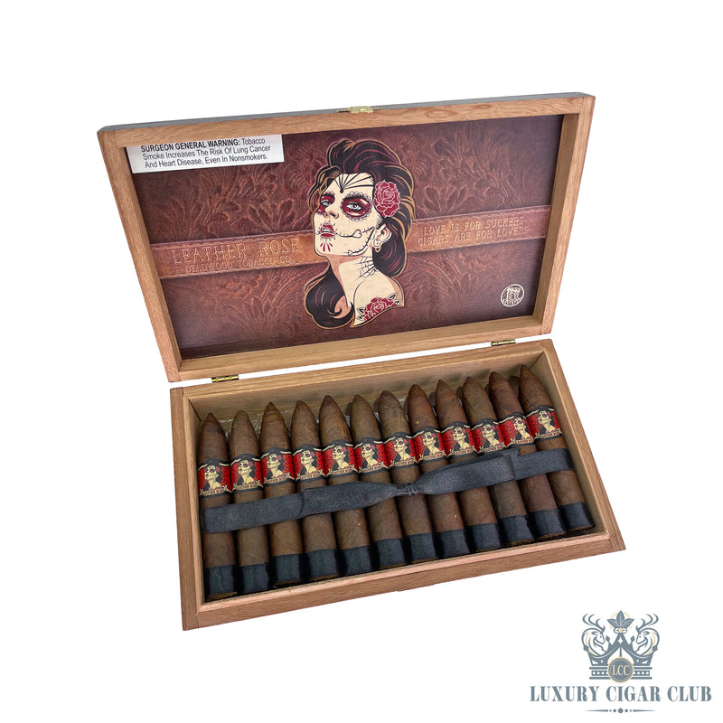 Buy Deadwood Tobacco Co Leather Rose Torpedo Cigars Online