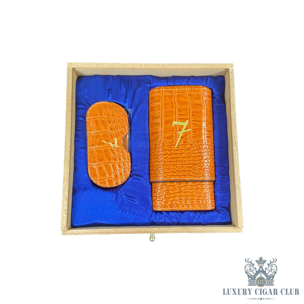 Buy El Septimo Crocodile Gift Box Orange Cigar Accessories Online