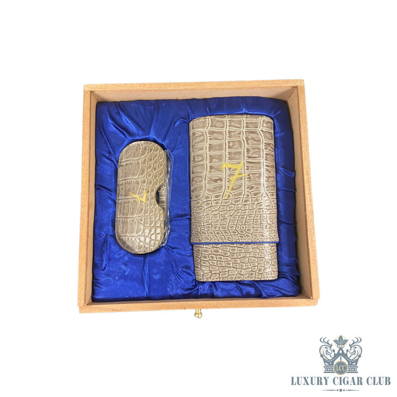 Buy El Septimo Crocodile Gift Box Taupe Cigar Accessories Online