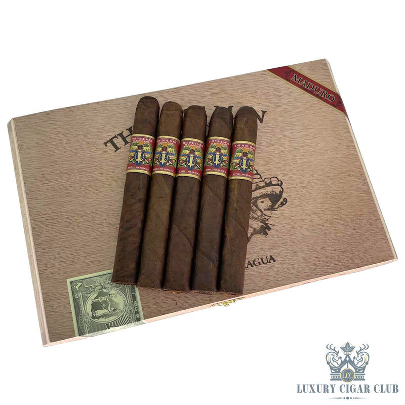 Buy Foundation Cigars The Wise Man Maduro El Gueguense Corona Gorda 5 Pack Cigars Online