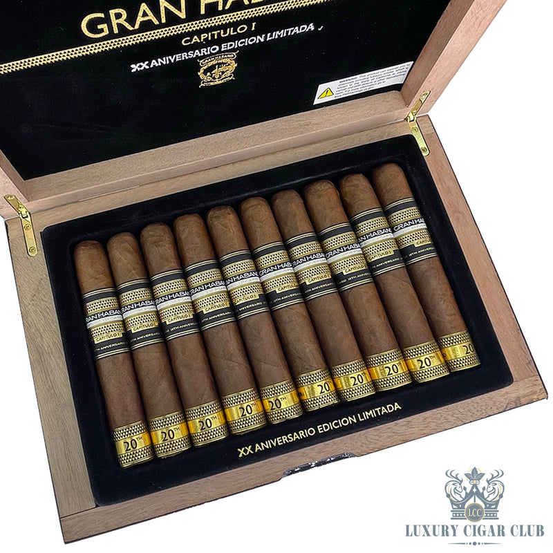 Buy Gran Habano 20th Aniversario Capitulo I Limited Production Robusto Box Cigars Online