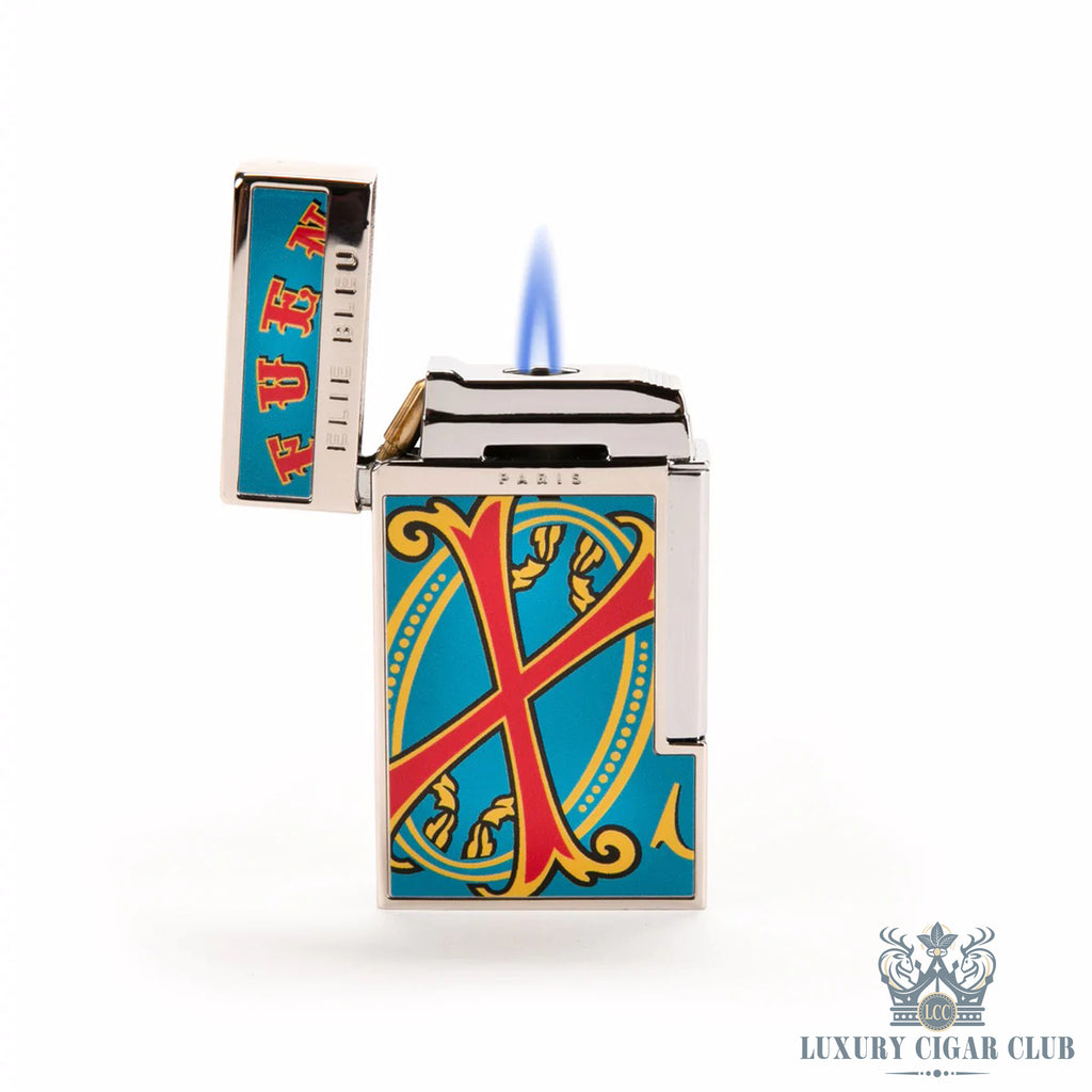 Buy Manny Iriarte OpusX Society El Azul Lighter by Elie Bleu Cigar Accessories Online