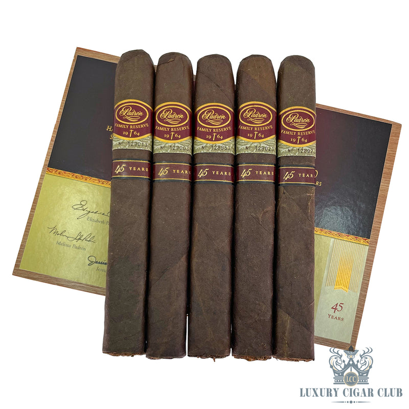 Buy Padron Family Reserve Maduro No 45 5 Pack Cigars Online 