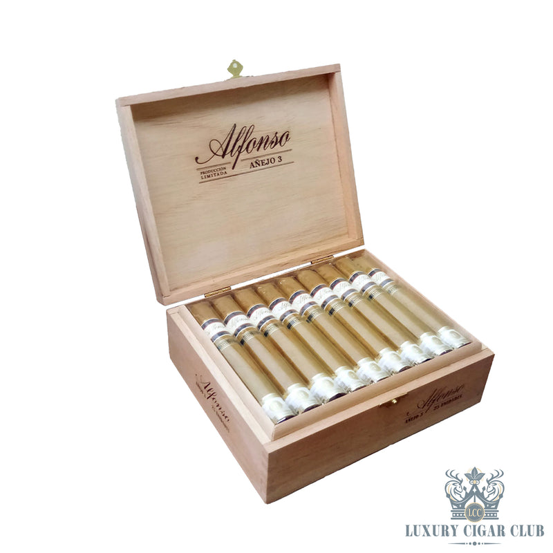 Buy Alfonso Produccion Limitada Anejo No 3 Box of 25 Rustic Cigars Online
