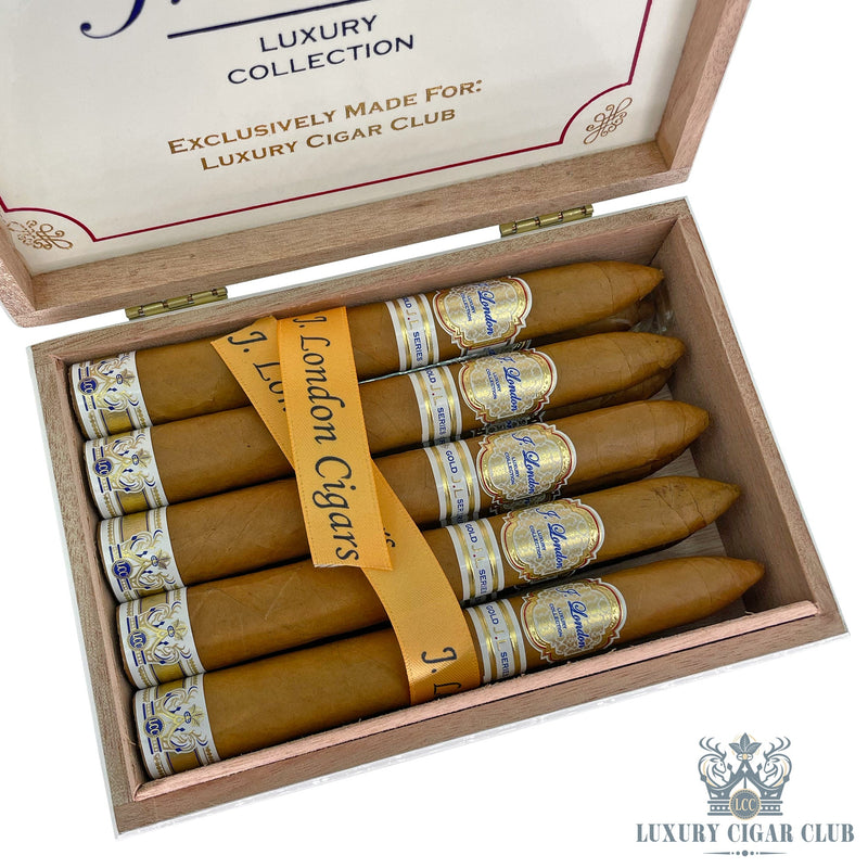 Buy J London Gold Series Luxury Cigar Club Exclusive Piramides Cigars Online