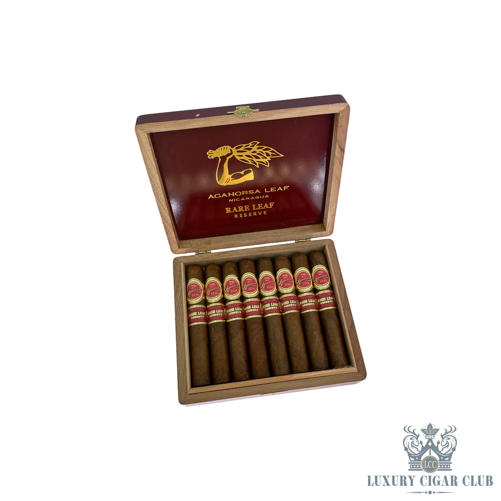 Buy Aganorsa Leaf Rare Leaf Reserve Robusto Box Cigars Online