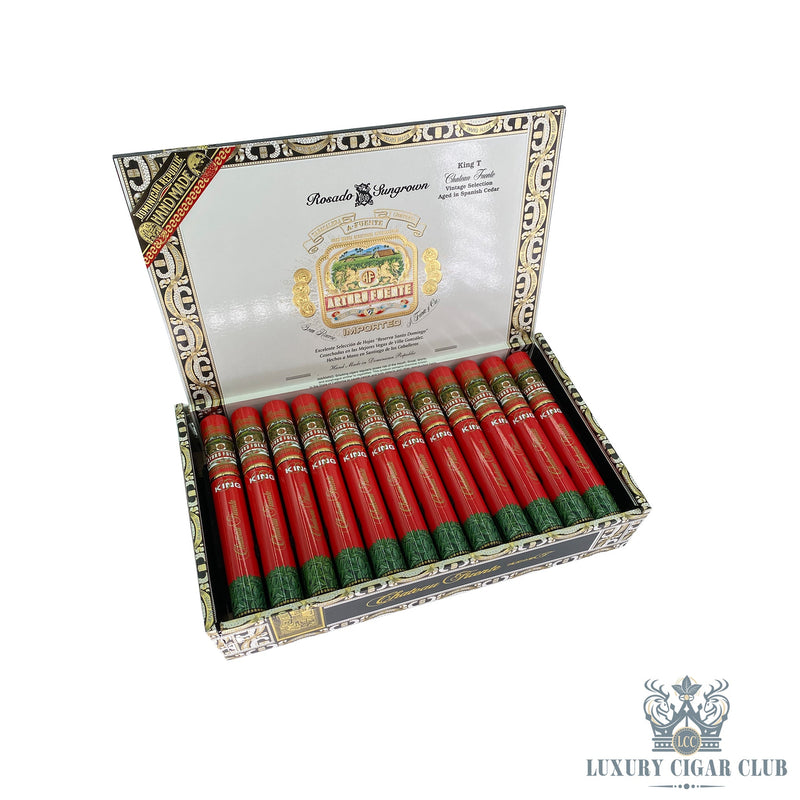 Arturo Fuente Chateau Fuente King T Rosado Sun Grown Tubo - Luxury Cigar Club