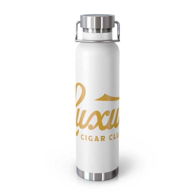 Luxury Cigar Club Copper Vacuum Insulated Bottle, 22oz