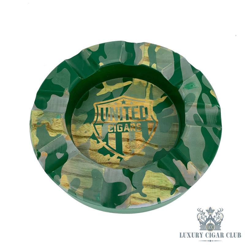 Cigarzona Spartacus United Ashtray - Camo - Luxury Cigar Club