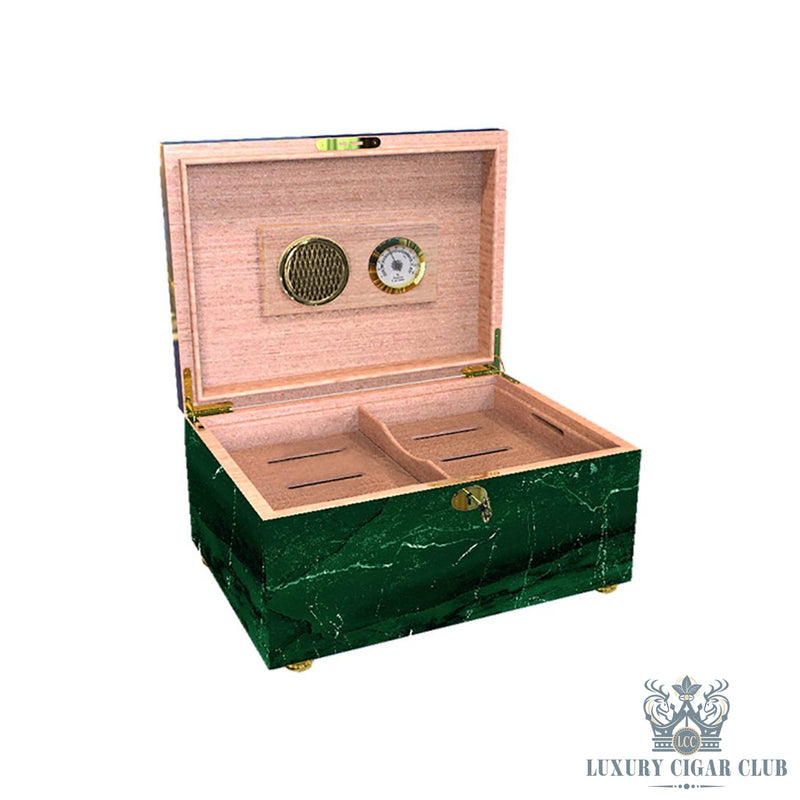 El Septimo 60 Count Marble Humidor - Luxury Cigar Club