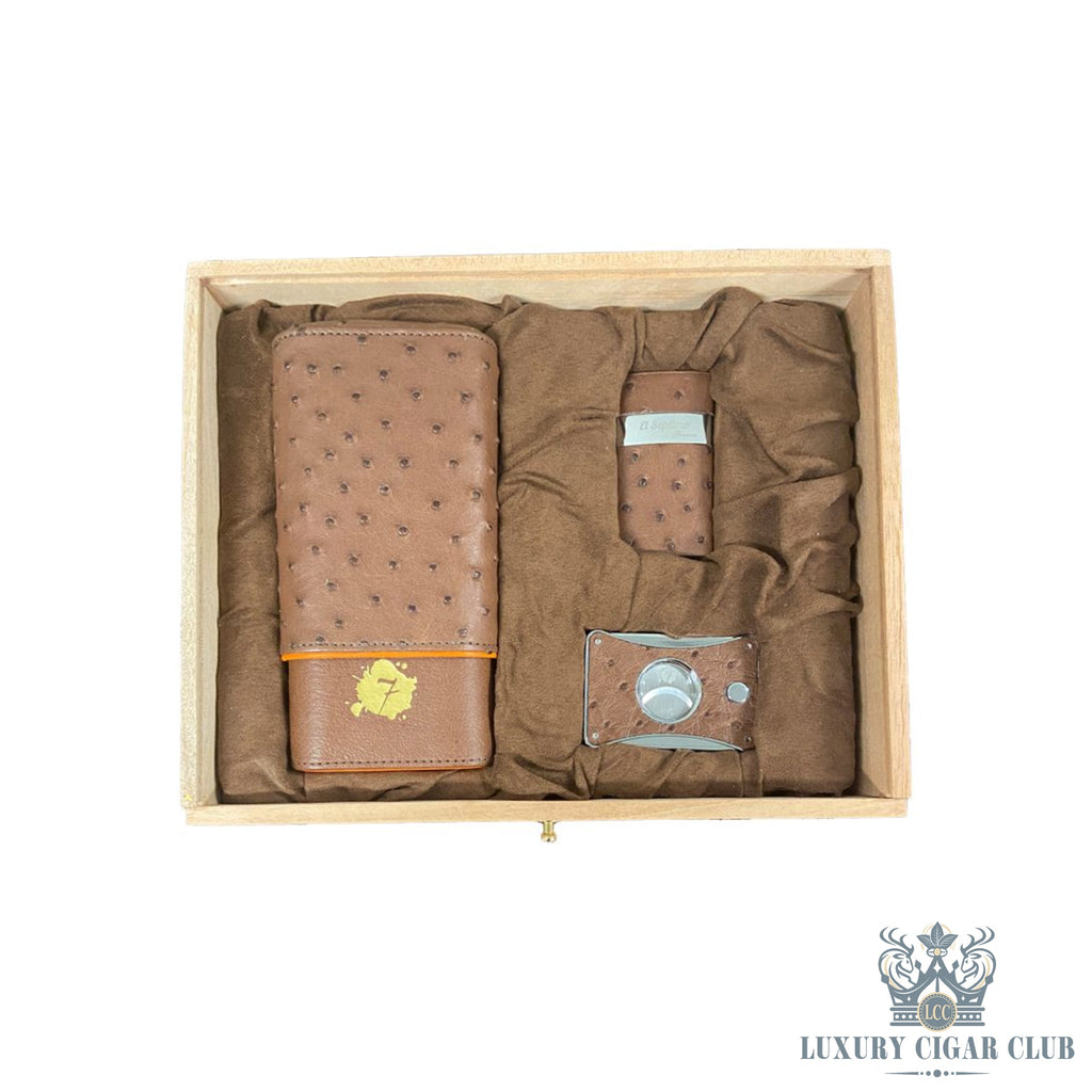 El Septimo Ostrich Gift Box - Luxury Cigar Club