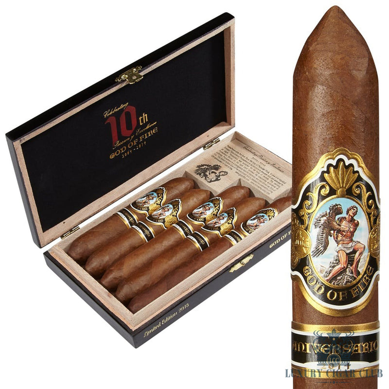 God of Fire Aniversario Limited Edition 5 Cigar Sampler - Luxury Cigar Club